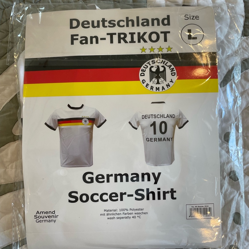 Deutschland Fan Soccer Shirt - White